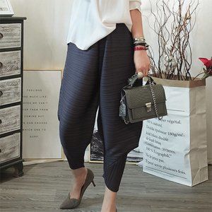 plus size women casual Ankle-Length lantern flare